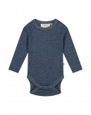 Longsleeve romper met knopen van 100% merinowol, OEKO-TEX®