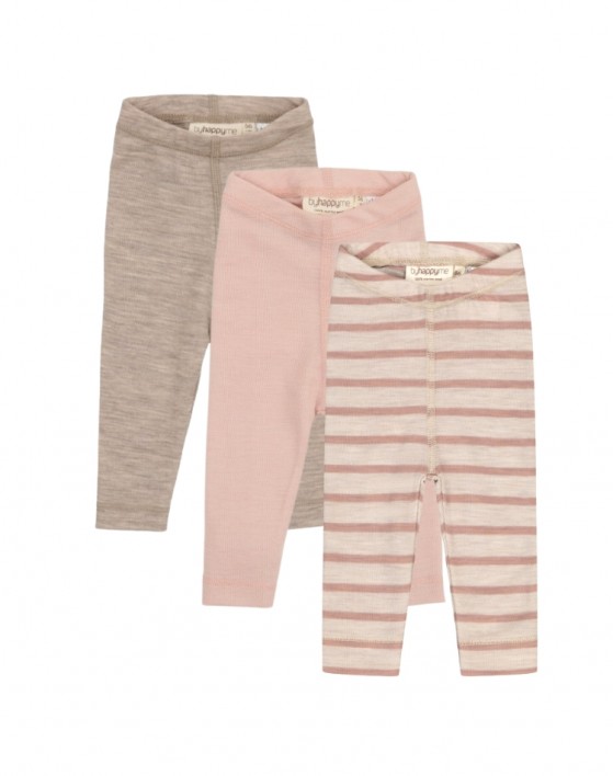 Leggins en 100% laine mérinos pour bébés et enfants, Pack 3