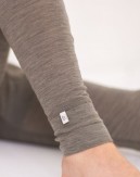 Heren merinowol set – longsleeve t-shirt & longjohns, 1x1 rib