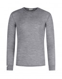 Heren merinowol set – longsleeve t-shirt & longjohns, 1x1 rib