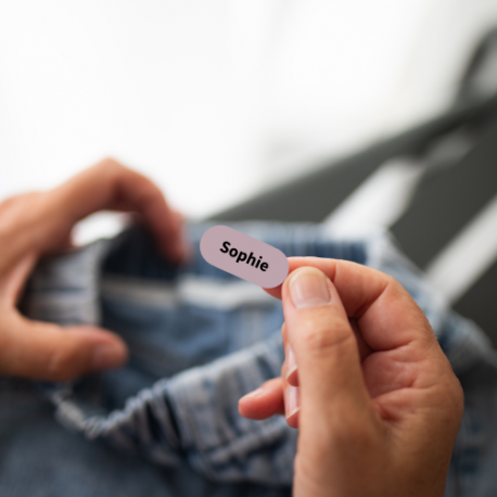 Naamstickers voor kleding, mini