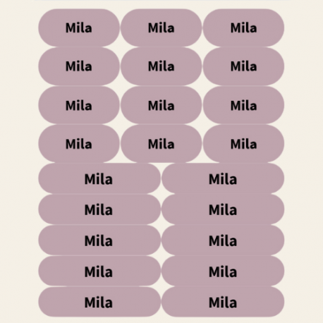 Étiquettes, Lot mixte