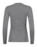 Ensemble femme en laine mérinos, T-shirt manches longues & leggings, côte 1x1