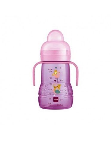 MAM,  Trainer, 220 ml., Pink