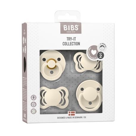 Bibs Try-it-collection, Maat 2 (6+ Maanden), Ivory