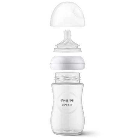 Philips Avent, Natural Response-babyfles, 260 ml, 2-pack, Leeftijd 1m+