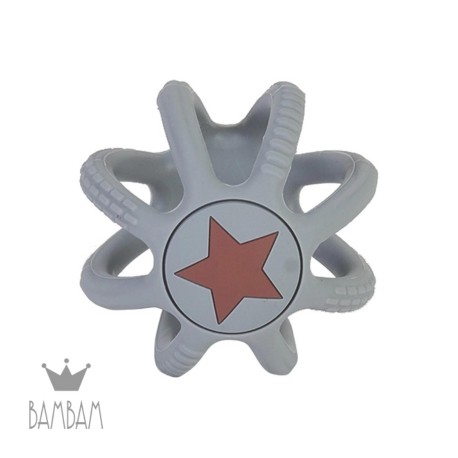 BAMBAM Balle En Silicone, Grey