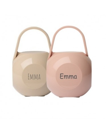 Fopspeendoos met naam, 2-pack, Verschillende kleuren beschikbaar