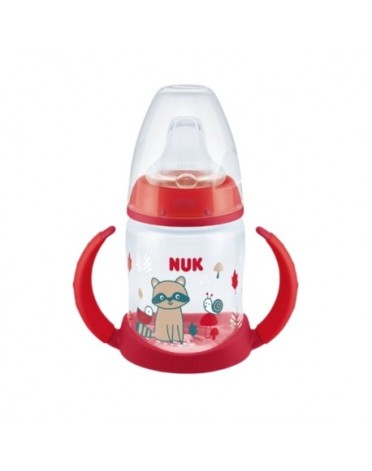 NUK First Choice+ Learner Bottle, Biberon, 150 ml, Racoon