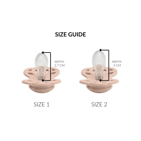 BIBS Infinity, Size 1 (0-6 m), Anatomique - Silicone