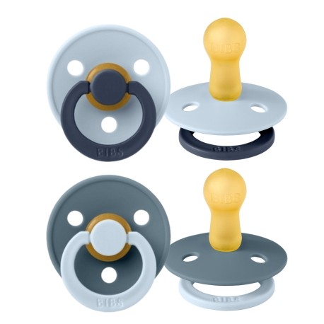 BIBS Studio Line - 2er Pack,  Gr. 2 (6+ Min.), Rund - Latex
