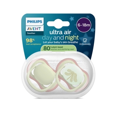 Philips Avent, 80% Pflanzlich, Ultra Air, Größe 2 (6–18 Mon.)