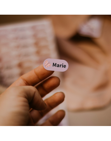 Namensaufkleber, mini