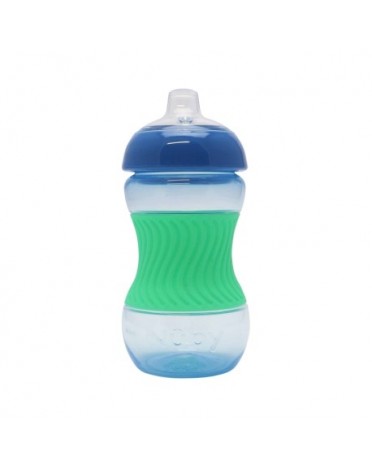 Nüby,  Mini Grip Cup mit Silikonband, 4+ Monate, Blue