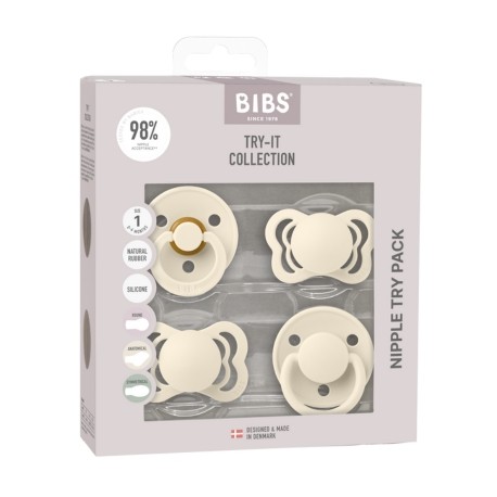 Bibs Try-it-collection, Gr. 1 (Ab Geburt.), Ivory