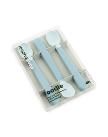 Done by deer, Foodie Easy-Grip Babylöffel 3-Pack