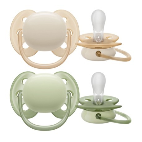 PHILIPS AVENT Ultra Soft - 2er Pack, Gr. 1 (0-6 Mon.), Symmetrisch - Silikon