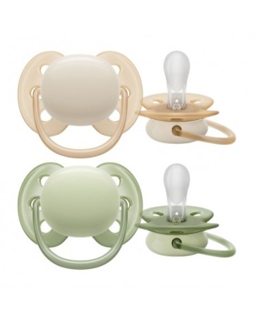 PHILIPS AVENT Ultra Soft - 2er Pack, Gr. 1 (0-6 Mon.), Symmetrisch - Silikon