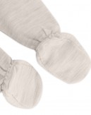 2-pak uldpakke til baby, Leggins med fod & Body med knap i 100% merinould