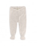 2-pak uldpakke til baby, Leggins med fod & Body med knap i 100% merinould