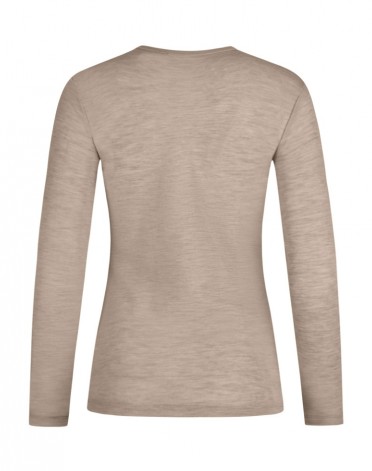 Langærmet t-shirt til dame...