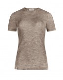 Kortærmet T-shirt til dame i 100% merino uld, 1x1 rib, 2-pak