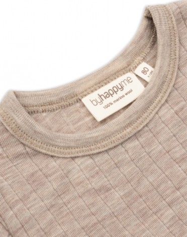 Langærmet t-shirt i 100%...
