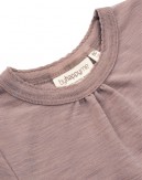Trøje i 1x1 rib med rynker ved halsen i 100% merino uld, OEKO-TEX®