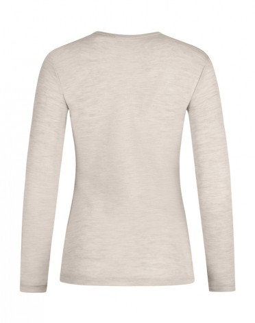 Langærmet t-shirt til dame...