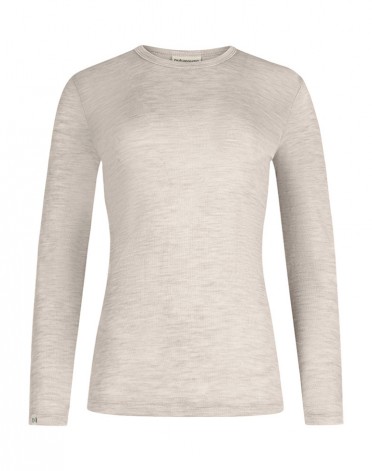 Langærmet t-shirt til dame...
