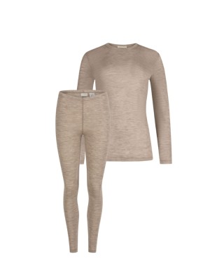 Damesæt i 100% merino uld,...