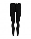 Damesæt i 100% merino uld, Langærmet t-shirt & leggings, 1x1 rib