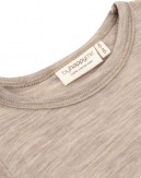 T-shirt i 1x1 rib med lange ærmer i 100% merino uld, OEKO-TEX®, 2-pak