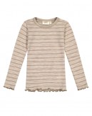 T-shirt i 1x1 rib med lange ærmer i 100% merino uld, OEKO-TEX®, 2-pak