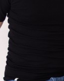 Kortærmet t-shirt til herre i 100% merino uld, 1x1 rib