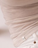 Kortærmet T-shirt til dame i 100% merino uld, 1x1 rib, 2-pak