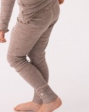 Leggins i 1x1 rib i 100% merino uld, OEKO-TEX®, 2-pak