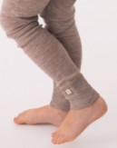 Leggins i 1x1 rib i 100% merino uld, OEKO-TEX®, 2-pak