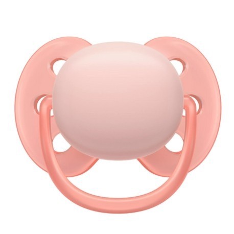 PHILIPS AVENT Ultra Soft, Str. 1 (0-6 mdr.), Symmetrisk - Silikone, Sutter med navn