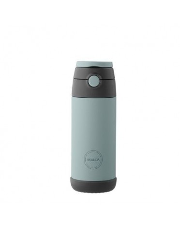 Aya&Ida,  Kids Straw Bottle, Drikkeflaske med sugerør, 350 ml, Mint Green