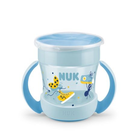 NUK  Mini Magic Cup, Drikkekop, Lyseblå,  6+m