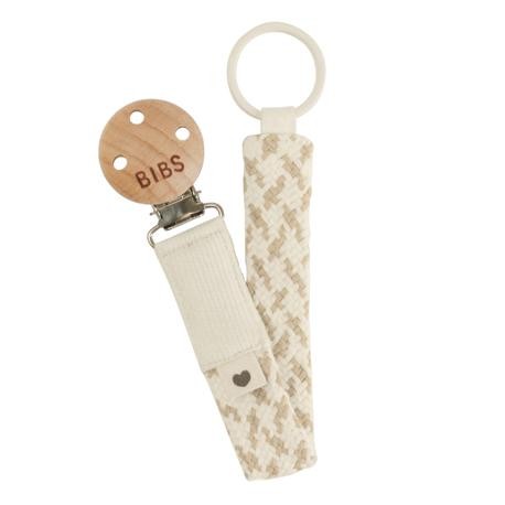 BIBS Paci Braid,  Suttesnor, Ivory / Vanilla