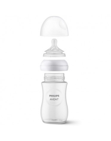 Philips Avent, Natural Response sutteflaske, 260 ml, 2-pak, Str. 1+ mdr.