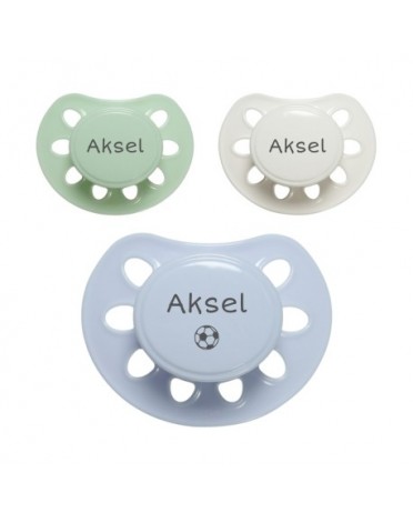ESSKA Classic,  Str. 1 (0-6 mdr.), Anatomisk - Silikone, Sutter med navn