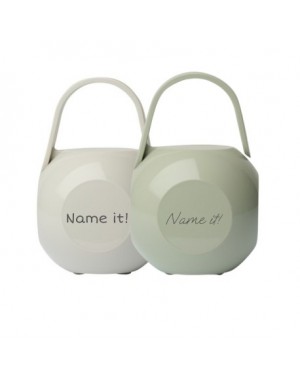 Sutteboks med navn, 2-pack, Findes i flere farver
