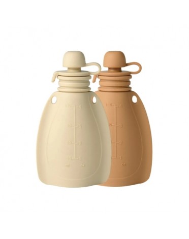Mininor, Smoothie pouch 2-pack, 120 ml, Soft rabbit/Roe Deer