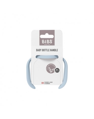 BIBS Bottle Handles, Baby Blue, 6 mdr.