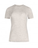 S/S t-paita naisille, 100% merinovillaa, 1x1 ribbi
