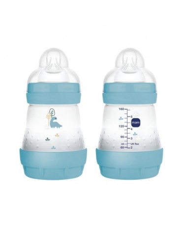 MAM, Easy Start Anti-Colic -tuttipullo, 160 ml, Blue