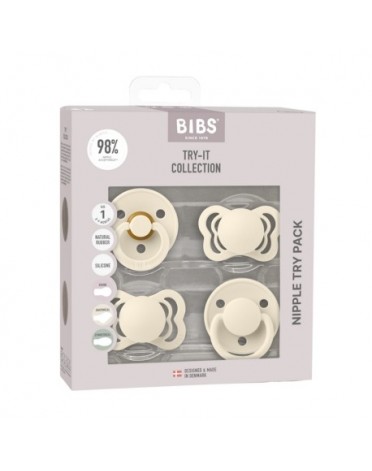 Bibs Try-it Collection, Koko 1 (yli 0 kk), Ivory